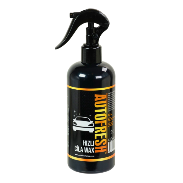 Autofresh seramik etkili hızlı cila, 410 ml, Carnauba wax içeriği ile parlaklık ve koruma sağlayan oto parlatıcı.